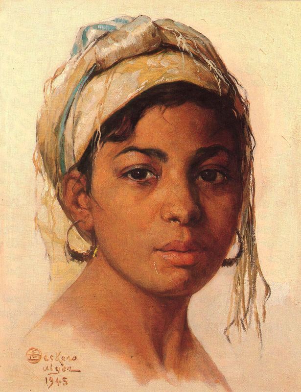 	^^... الانوثة والرجولة الجزائرية في لوحات الرسام المستشرق البلجيكي Emile Deckers 1885-1968  Jyh